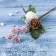Decor "Winter Dreams" red berries Snowball, 18 cm