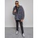 Plush jacket men's, size 52, gray color