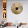 Wall watches, series: loft, smooth move, d-60 cm