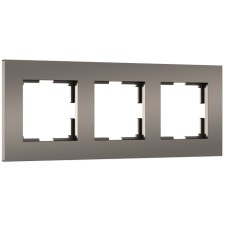 Frame for 3 posts SLAB (matte bronze) W0032963
