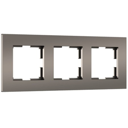 Frame for 3 posts SLAB (matte bronze) W0032963