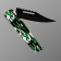 Folding “sniper” knife 18.7cm, 82mm/2mm blade, camouflage