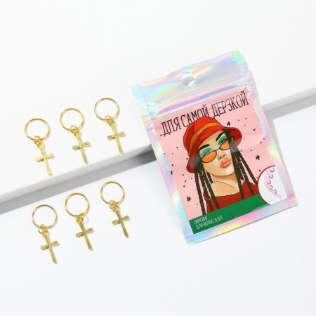 Hair clips piercing "for the most impudent", 6 pcs.-1