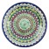Plate of the Rishtan ceramics "Flowers", 27 cm, blue