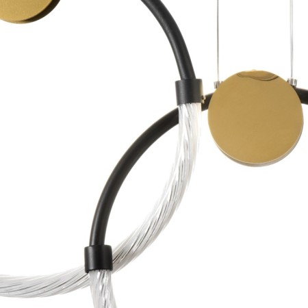 Bayerlux lamp "Olendal" LED 45W black and gold 62x5x44-150 cm-6