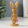 Souvenir Polystone "Bunny with a bag over the shoulder" 5x3.5x11 cm