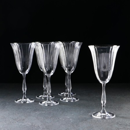 A set of glasses for red wine Fregata Optic, 350 ml, 6 pcs