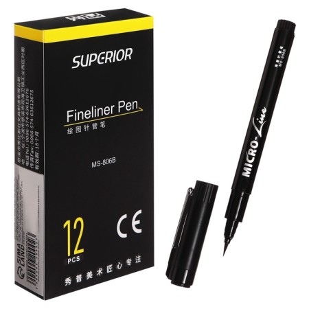 Marker Professional Liner Black, Subtle Line-1
