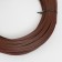 Artificial rattan is smooth 6 mm 100 m half a pipe (chestnut)