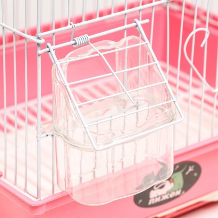 Poultry cell is equipped BD-2/1D, 32 x 22 x 45 cm, pink-3