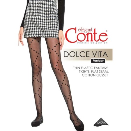Women's tights Fantasy Dolce Vita, size 4, color Nero-2