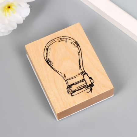 Printing wood, rubber "Magic bottle" 7x5.5 cm-1