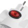 Electric tee with a switch, 10A, without salary, 220V, white