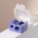 Cosmetic sharpener, with a lid, double, mix color