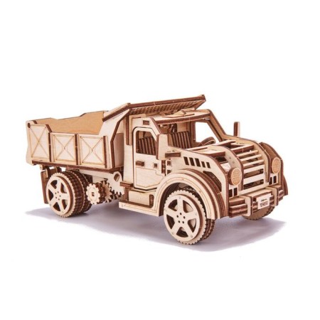 Mechanical 3D puzzle made of wood "Truck-Substand"