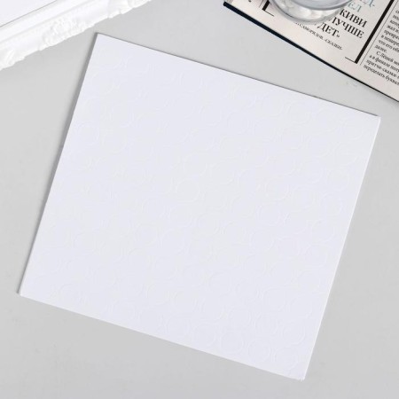 Adhesive tape double -sided "round white" diameter 1.5 cm on a sheet 100x18.5 cm-1