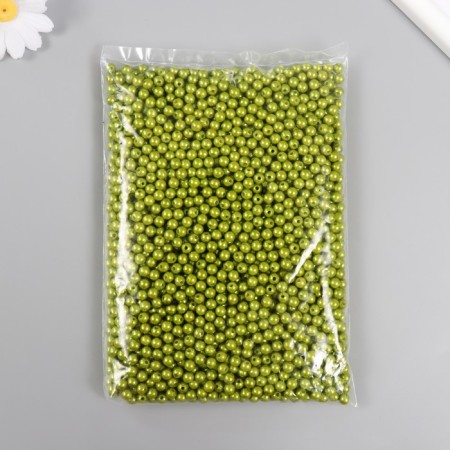 Set of beads "Pearls" D 6 mm, 250 g, olive-2