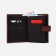 Male purse on the button, 3 in 1, for auto documents, passports, cards, bills, brown color