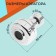 Zein Z3593 aerator, rotary, on a hinge, with stream adjustment, 2 modes, chrome