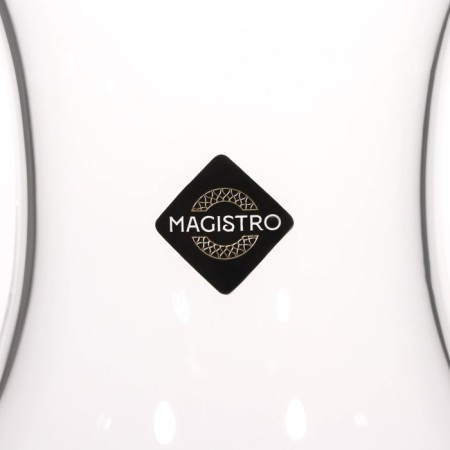 Glass decanter with a metal cover Magistro "Bohemia", 1.5 liters-5