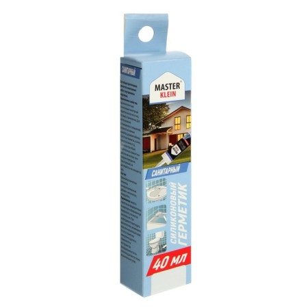 Sealant Master Klein, silicone, sanitary, white, 40 ml-2