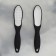 Feet heaps, laser, bilateral, rubberized pen, 23 cm, black color