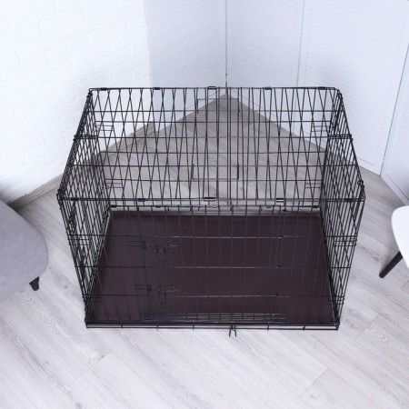 Dogs for dogs No. 4 with a pallet, folding, 94 x 64 x 72 cm-4