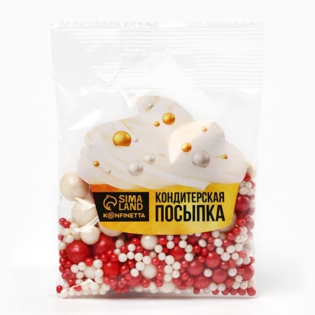 Sprinking soft: red, white, 50 g.-2