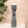 Climber for one candle “Knot”, white-black color 29.5 x 7.5 x 7.5 cm