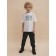 T -shirt for boys, height 98 cm, white color