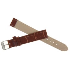 Solomon watch strap, 16 mm, eco-leather, L-19 cm, brown