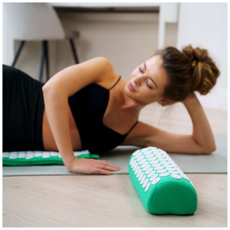 Acupunctural set Sangh: Massage rug 65x40x2 cm, Bolster 36x9x13 cm-7