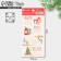 Paper stickers for gifts "New Year", 7.5 x 17 cm, New Year