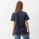Women's T-shirt, dark gray color, size 46