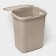 Besnaya basket with a rattan lid, 60 l, 34 × 44 × 55 cm, Latte color