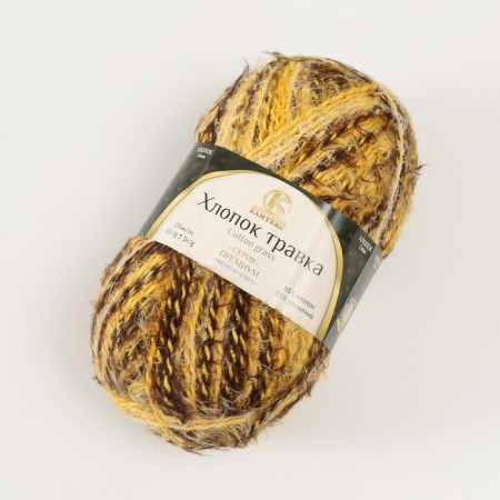 Yarn "cotton grass" 65% cotton 35% polyamide 220 m/100g (9250 different)-1