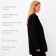 Women's jacket Minaku: classic, black color, size 46-48
