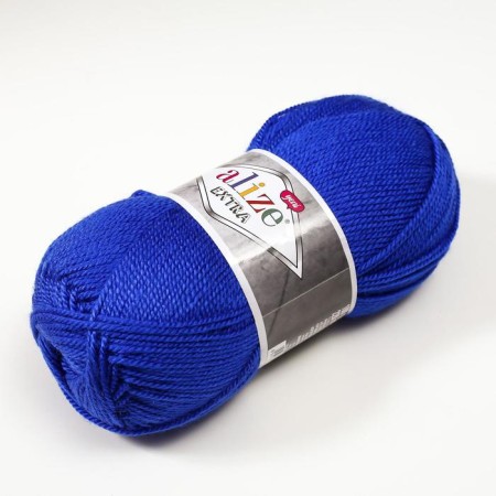 Yarn "Extra" 100% acrylic 220m/100g (141 cornflower)-1