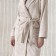 TAO bathrobe, size l, beige color