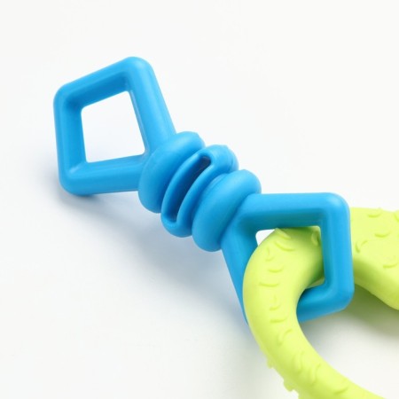 Chewing toy "Always together!", TPR, 18.5 cm, candy/circle/key-4