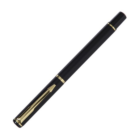 Gift Roller pen, in the leatherette case, the case is black, gold, silver-1