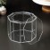 Falseyarus for the cake is octagonal, d = 15 cm, h = 12 cm, the color is transparent