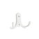 Hook furniture tundra TKD024 Light, two -rod, white