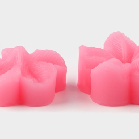 Mold "Flower", silicone, 2 items, 4 × 2.9 cm, color mix-3