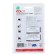 Automatic COLOP PRINTER Stamp with 40 SET-F, 6/4 lines, 2 cash desks, black