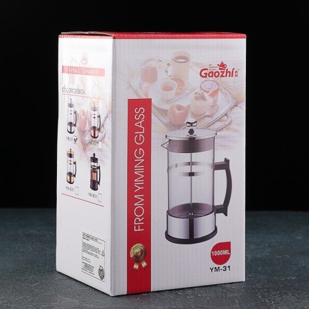 Know -hand jacket kettle - press "Classics", 1 l, silver color-2