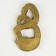 Panel with the suspension "Snake in the Flower" Old Gold, 12x7x1cm