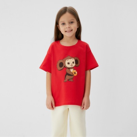T -shirt Children's KAFTAN Cheburashka r. 34 (122-128 cm)