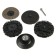 A set of tundra circles, 2 coral, petal, grinding, 75 mm, with an adapter, 5 pcs.
