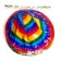 Soaring ball "Multi -colored hypnosis", 90 cm